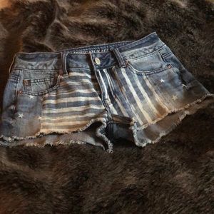 American Eagle Stars & Stripes Shorts